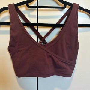 Gymshark Cross-Back Bralette - Burgundy